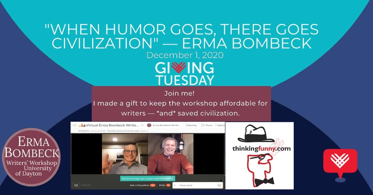 When Humor Goes - Giving Appeal for Erma's Workshop